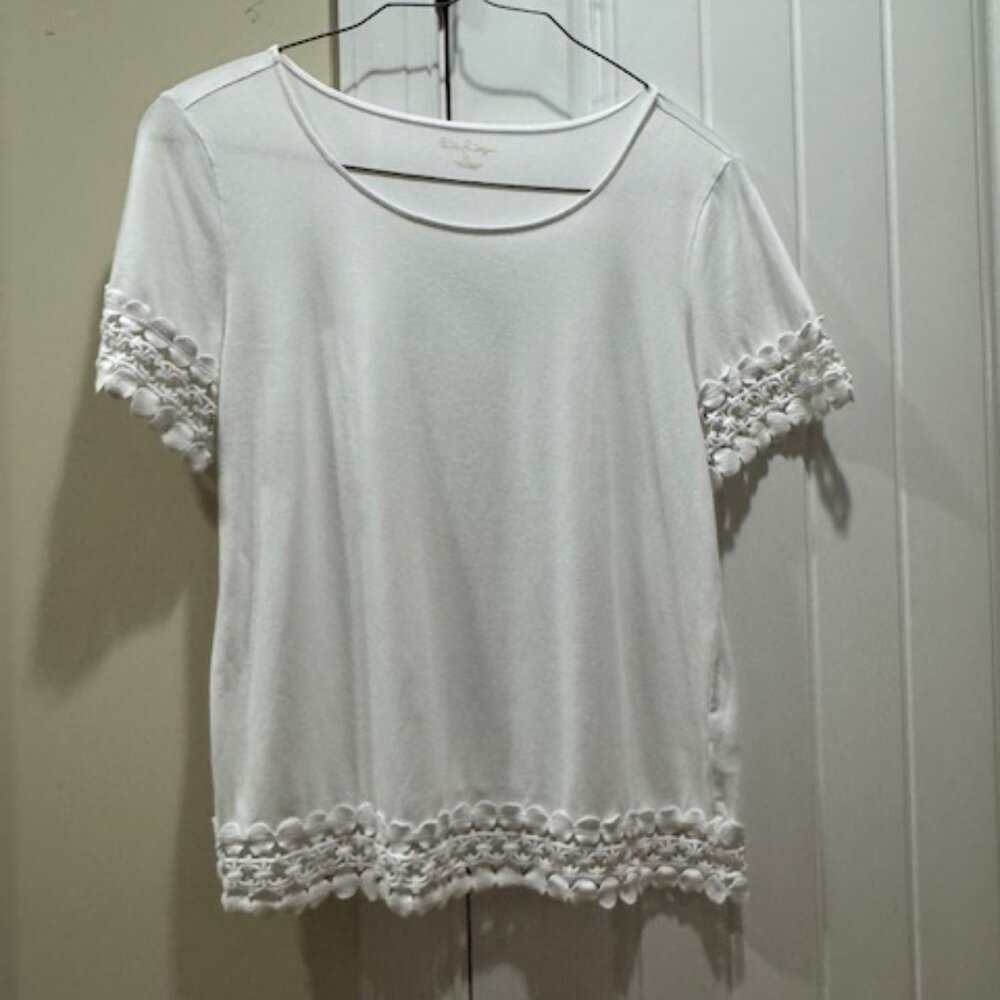 Lilly Pulitzer white cotton shirt